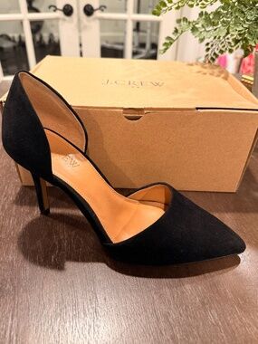 Black womans heels Size 7